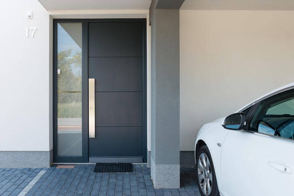 how much does a door cost-exterior door with unique hardware