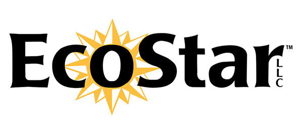 EcoStar logo - black with star