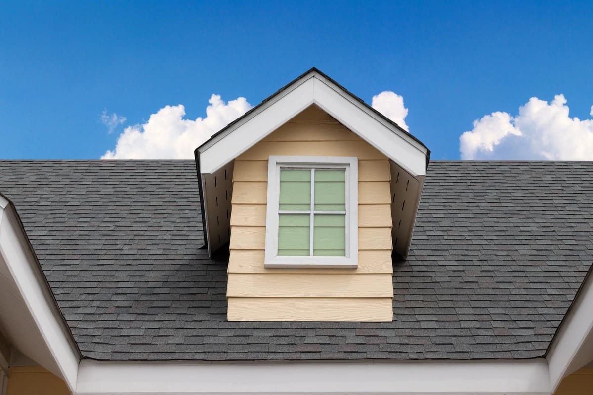 house roof and dormer