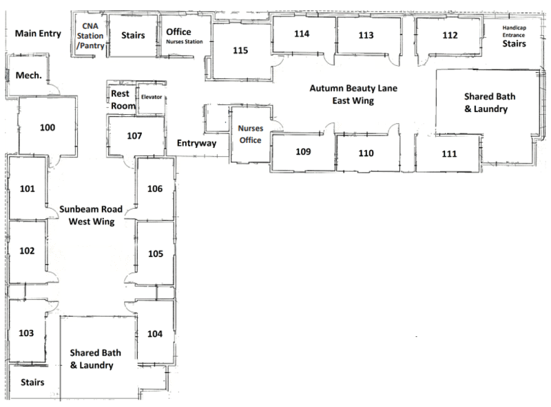 floor plan layout sketch